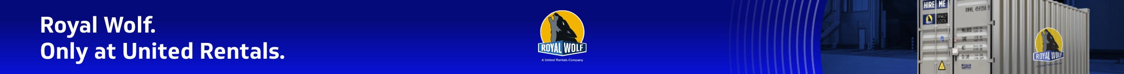 Royal Wolf is now United Rentals