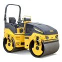 Yellow vibratory roller product image on white background