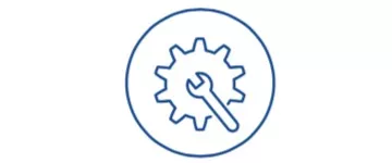 gear and wrench icon