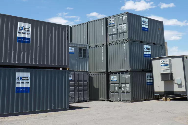 Stacked Ground Level Mobile Offices