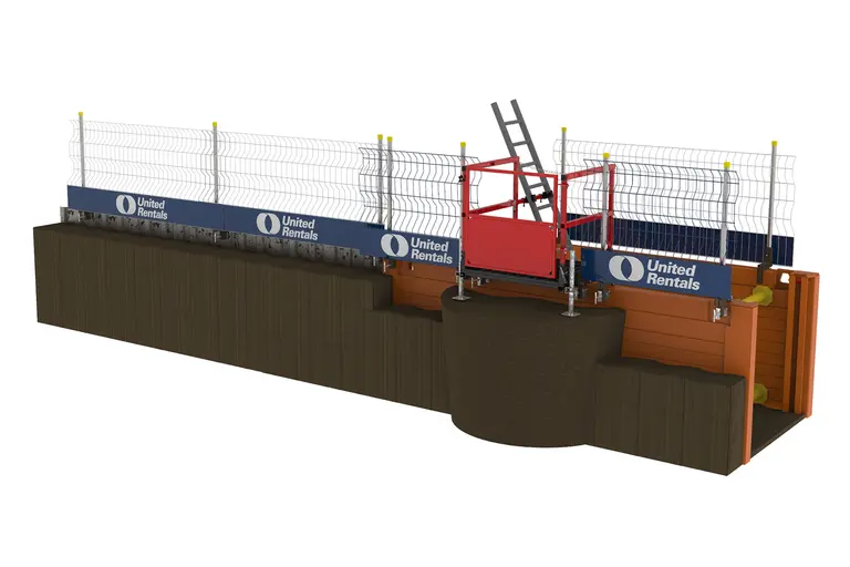 Fall protection safety guard rails