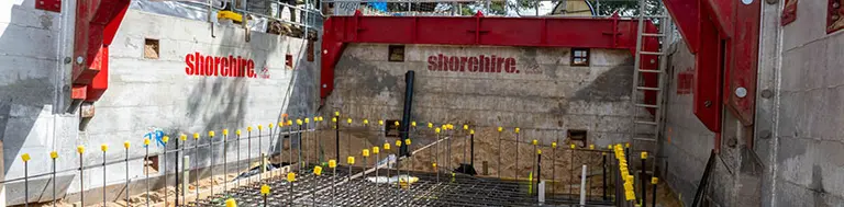 Retaining Sand With a 4-Sided Shoring Box Solution
