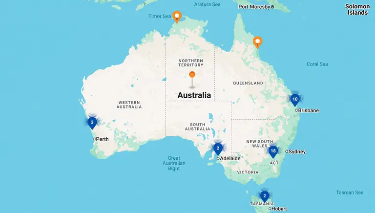 Branch Locations Map