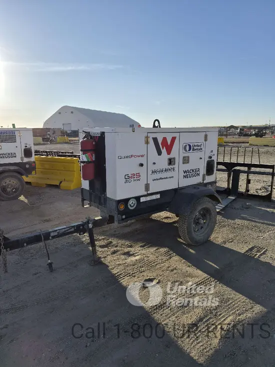 2022 Wacker Neuson G25 T4F Diesel Generator