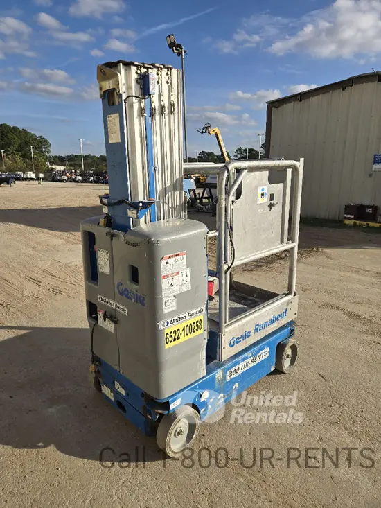2017 Genie GR-20 Self-Propelled One-Person Lift