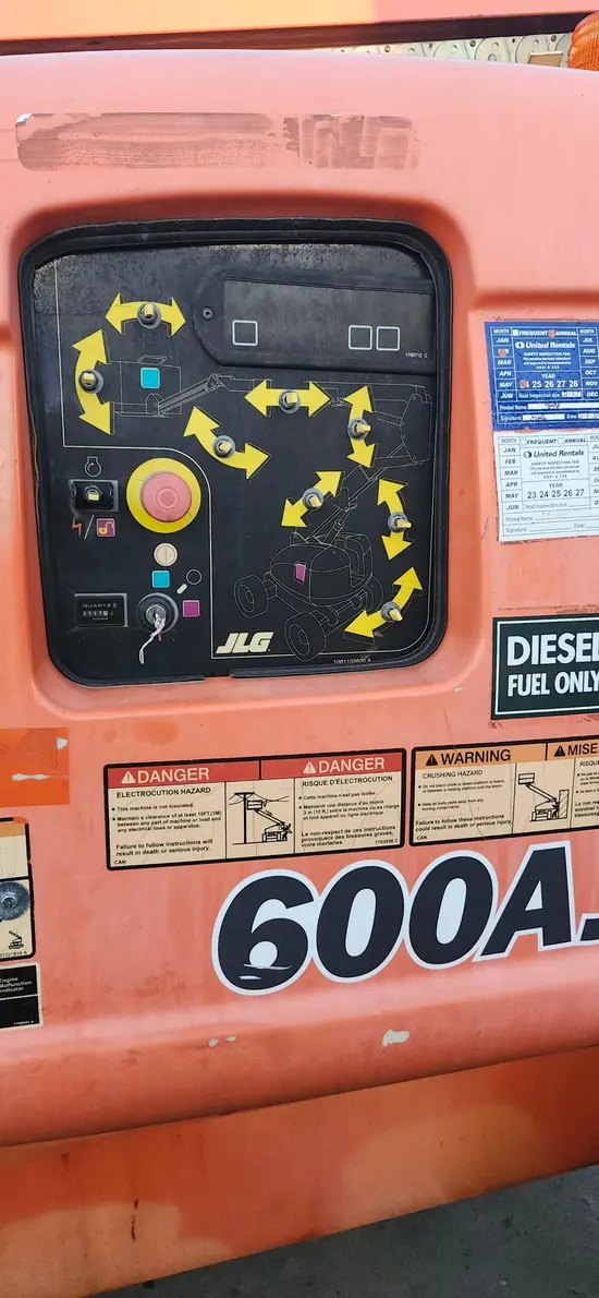 2012 JLG 600AJ Articulating Boom Lift