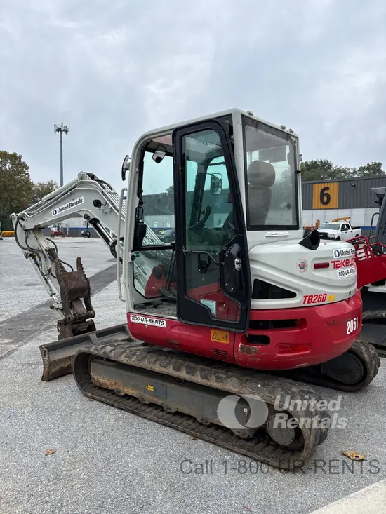 2021 Takeuchi TB260CR Mini Excavator