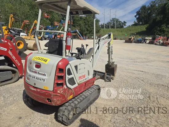 2021 Takeuchi TB216 Mini Excavator