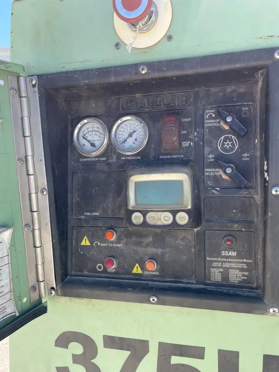 2019 Sullair 375H DPQ-JD3 Air Compressor