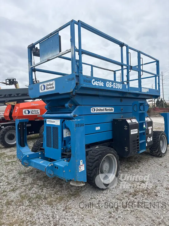 2017 Genie GS-5390 RT Rough Terrain Scissor Lift