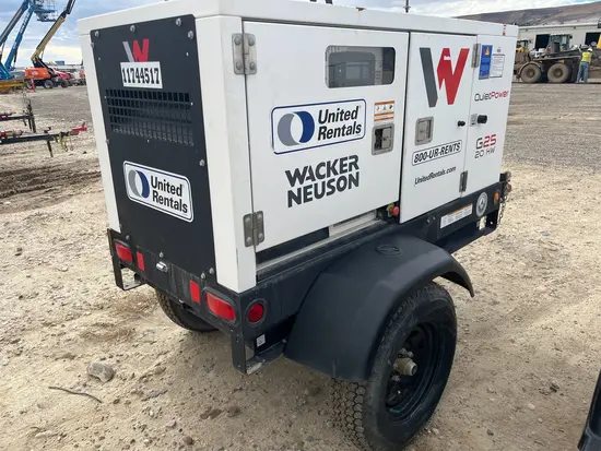 2023 Wacker Neuson G25 T4F Diesel Generator