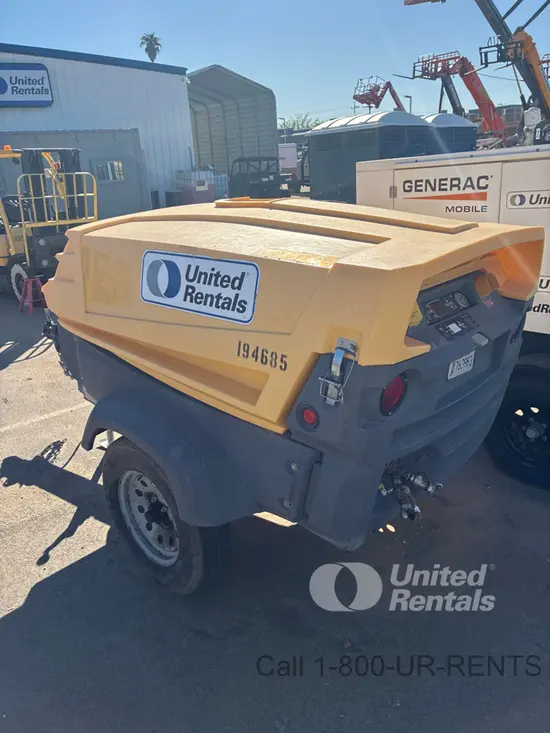 2017 Atlas Copco XAS185KD7FT4PE Air Compressor