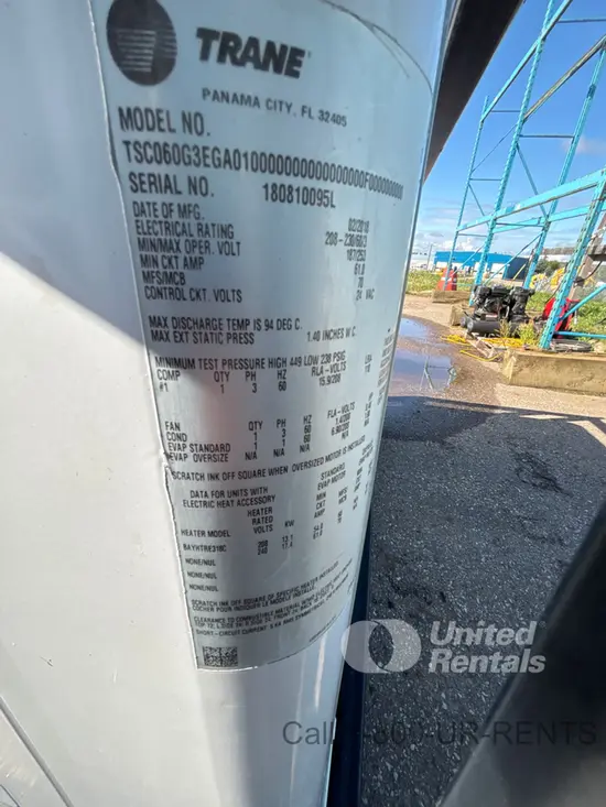 2018 TRANE 5T-208V-WSC060E