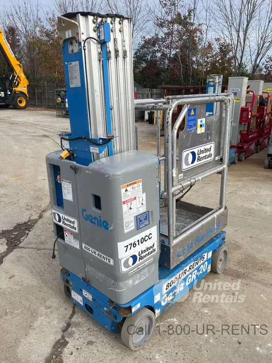 2016 Genie GR-20 Self-Propelled One-Person Lift