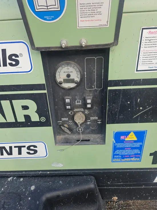 2019 Sullair 185DPQ-KU-T3 Air Compressor