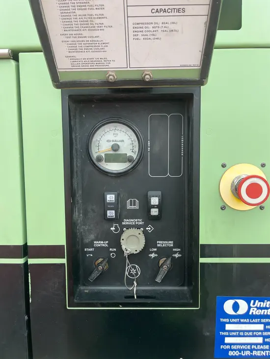 2019 Sullair 400HDPQ-CU Air Compressor