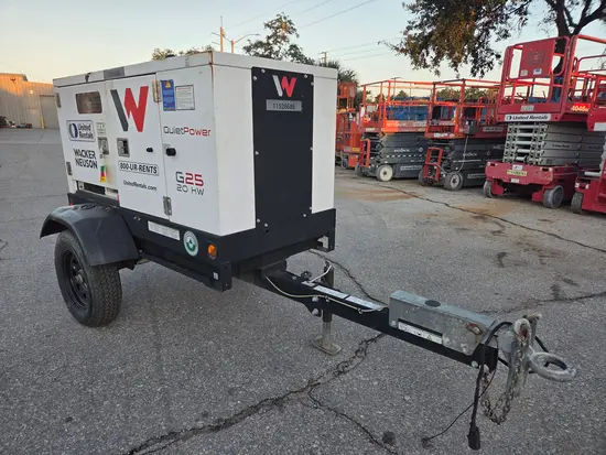 2022 Wacker Neuson G25 T4F Diesel Generator