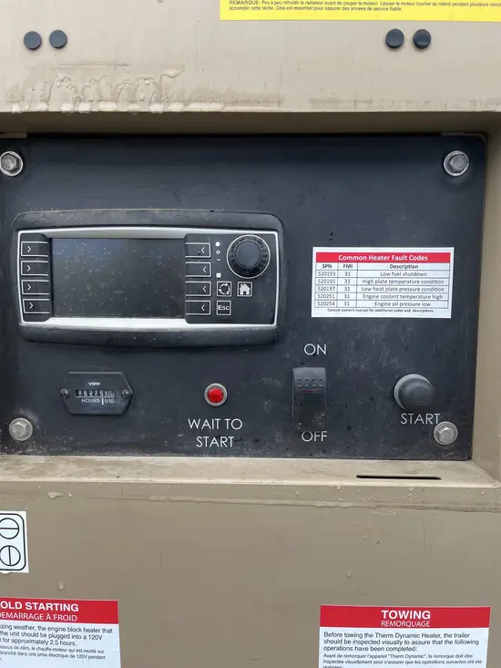 2021 Therm Dynamics TD1000 Diesel Heater