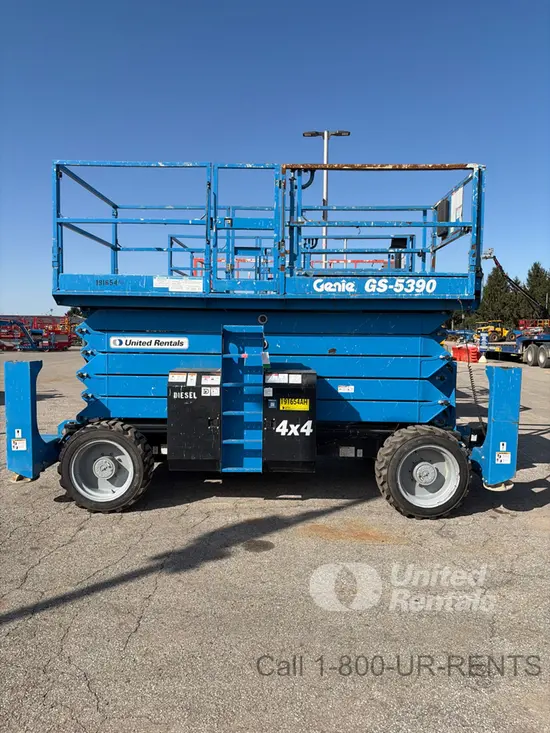 2017 Genie GS-5390 RT Rough Terrain Scissor Lift