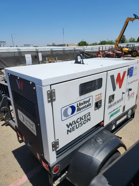 2023 Wacker Neuson G25 T4F Diesel Generator