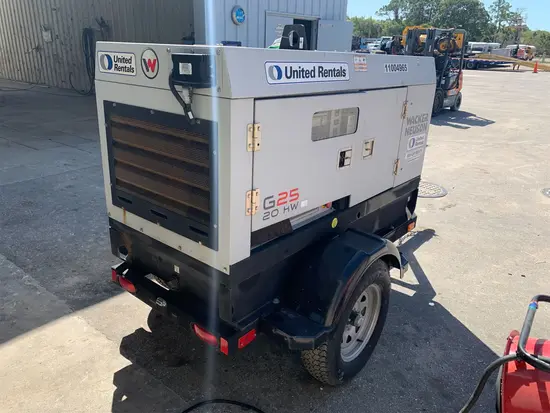2019 Wacker Neuson G25 T4F Diesel Generator