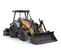 Orange and black Case landscape loader