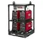 Black and red LINCOLN Welder Rack, 450 Amps, 4 Pack