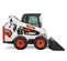 White, black and orange BOBCAT 1,900-2,000 lb. Skid Steer