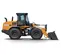 Orange and black Case Wheel Loader