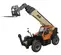 Orange and beige JLG variable reach forklift