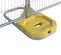 Black and yellow Temporary Fence Base Weight