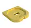 Black and yellow Temporary Fence Base Weight