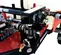 Red and white Multiquip water trailer