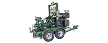 Vacuum Assisted Pump, 4 in. by 3 in., Diesel Powered