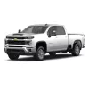 White Chevrolet Silverado half-ton pickup truck