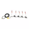 Worksite Work Light String, 5-Head, 12V, Explosion Proof