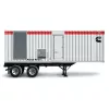 White, black and red CUMMINS 800-1,000 kW Towable Generator, Diesel