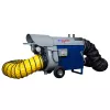 Blue and yellow Frostfighter indirect fire heater