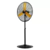 Black and yellow Pinnacle 24 inch pedestal fan