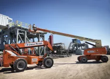 boom lift extended 