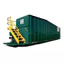 Green Safety Vapor Tank product image with white background