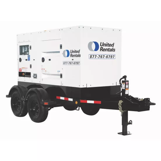 White 150kW towable generator