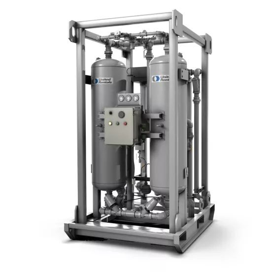 Silver Parker Desiccant Air Dryer