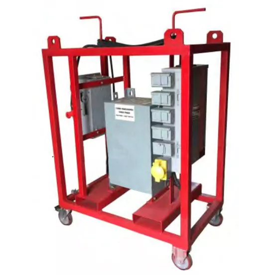 Red Worksite Step-Down Transformer