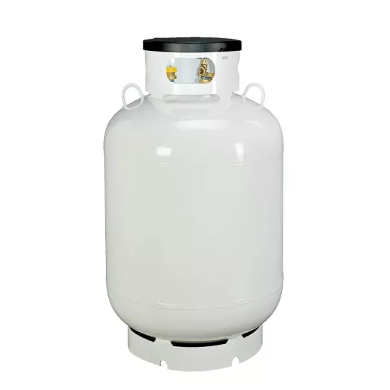 White 120 gal. Propane Tank