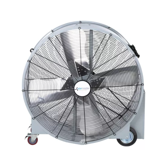 Grey AIRMASTER Portable Drum Fan, 42 in.
