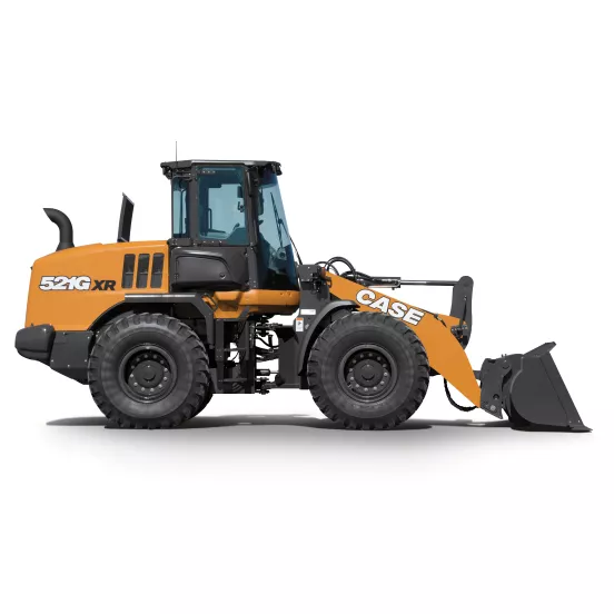 Orange and black Case Wheel Loader