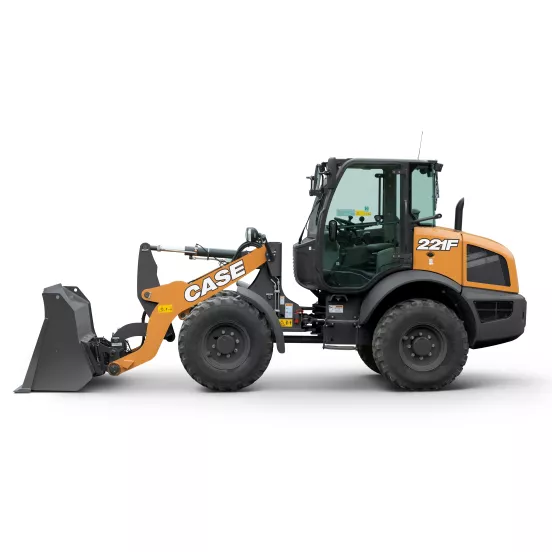 Orange and black Case Wheel Loader