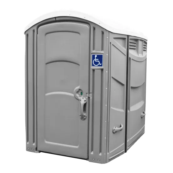 Gray Satellite ADA-Compliant Porta Potty