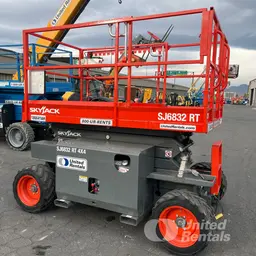 2017 Skyjack SJ6832RT Rough Terrain Scissor Lift